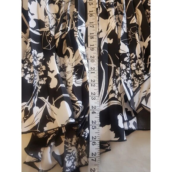 Covington Womens Skirt Size Small Floral Accordion Pleated High Low Bohemian - Picture 8 of 9